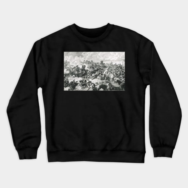 The Battle of Waterloo 18 June 1815 Crewneck Sweatshirt by artfromthepast